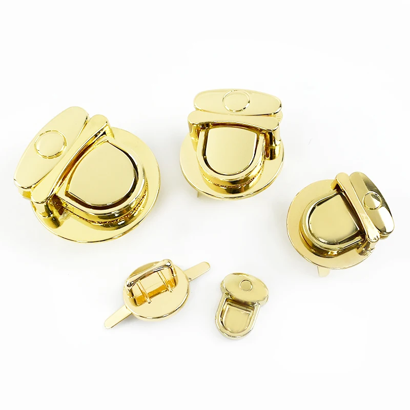 2/4/10pcs Metalls chn allen drehen Lock Snap für Handtasche Frauen Tasche Twist Locks Verschlüsse Verschluss DIY Hardware Zubehör H4-2