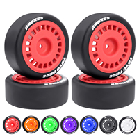 12mm Hex 66*26mm Tires Wheels For 1/10 LC PTG-2R TAMIYA 1/10 XV01 xv02 HSP MJX 10303 10304 xts-s10/ TRAXXAS MiniMini Rally Ford