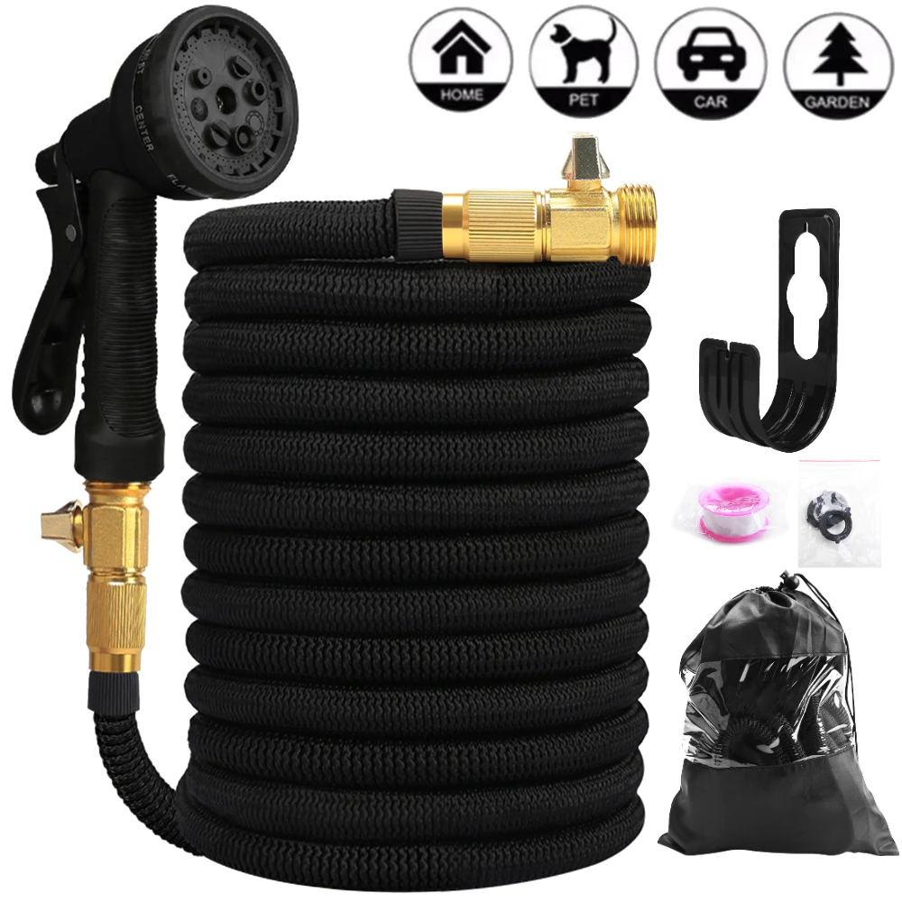 

Garden Water Hose Nozzle ABS Water Spray Nozzle with 8 Spray Modes for Plant Lawn Garden Car Washing Cleaning Showering Pets