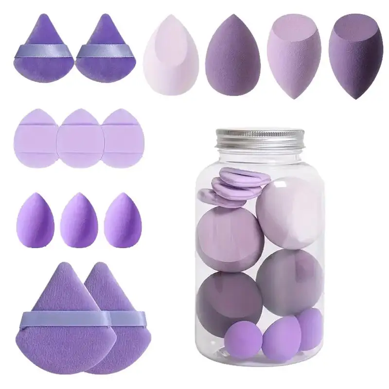 Makeup Sponge Set Portable Concealer Sponge Blender Beauty Set Foundation Cosmetic Puffs Facial Makeup Tools Cosmetic Puffs