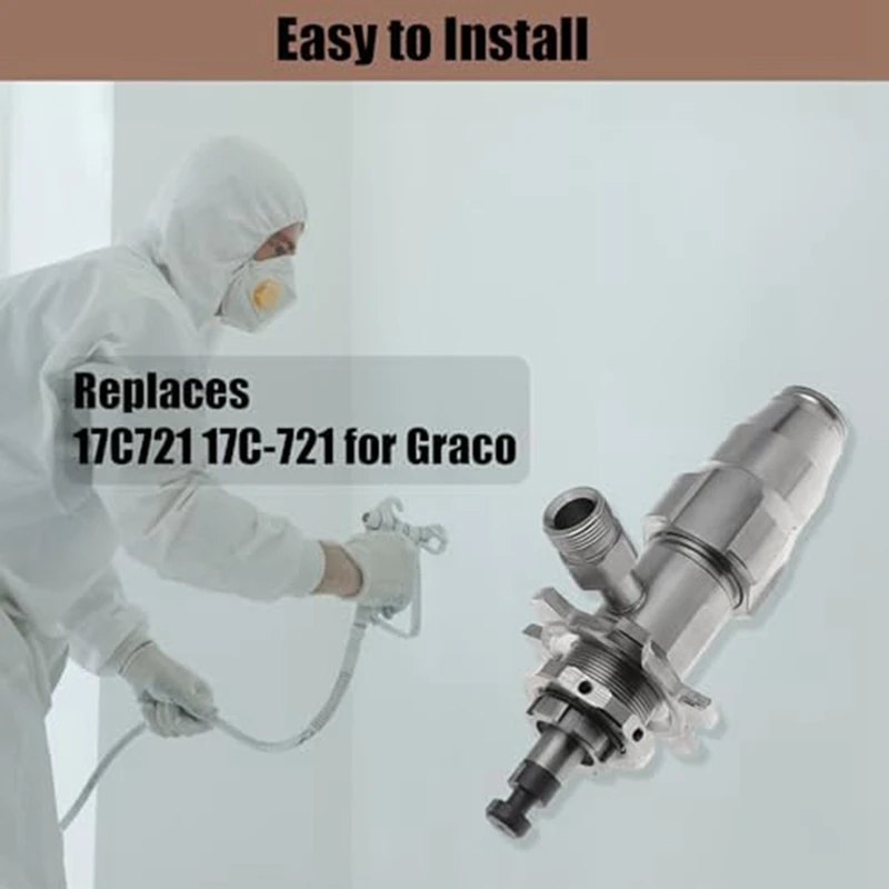 

Безвоздушный насос для краски 17C721, подходит для Graco390 395 490 495 595 Pro 210 ES Аренда Pro 210PC 230PC, замена 17C-721