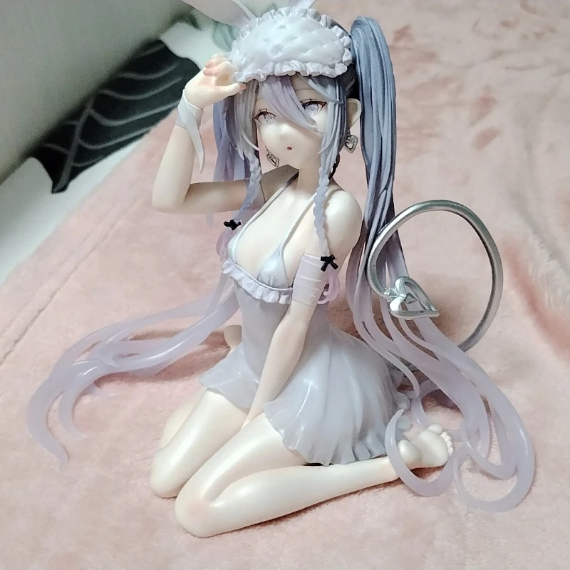 재고 있음 Sleepy Bunny Rurudo 이브 소녀 수집품 애니메이션 피규어 Pvc 탁상 장식 모델 생일 선물 소년 장난감