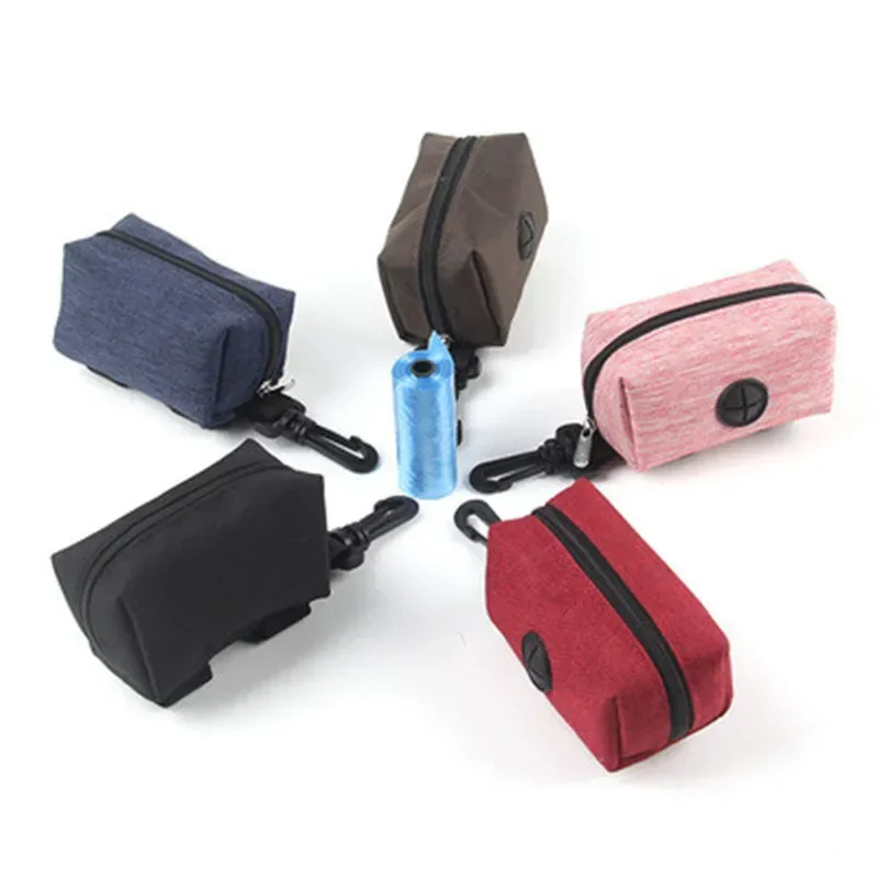 

Portable Pet Puppy Cat Pick Up Poop Bag Dispenser Dog Poop Waste Holder Outdoor Garbage Organizer Pets Supplies Garbage Bags