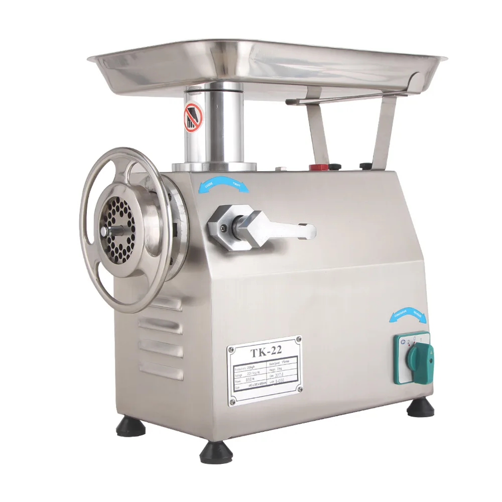 22 Professional Italian Meat Grinder for Commercial Use | High-Power 1100W,  Stainless Steel Blade | Easy Clean & Durable