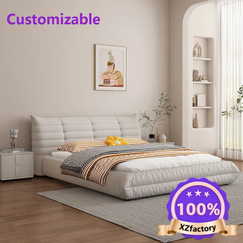 Factory Direct 2026 Top Cama de tela con tecnología Caterpillar, dormitorio principal Simple de lana de leche, doble Internet, c