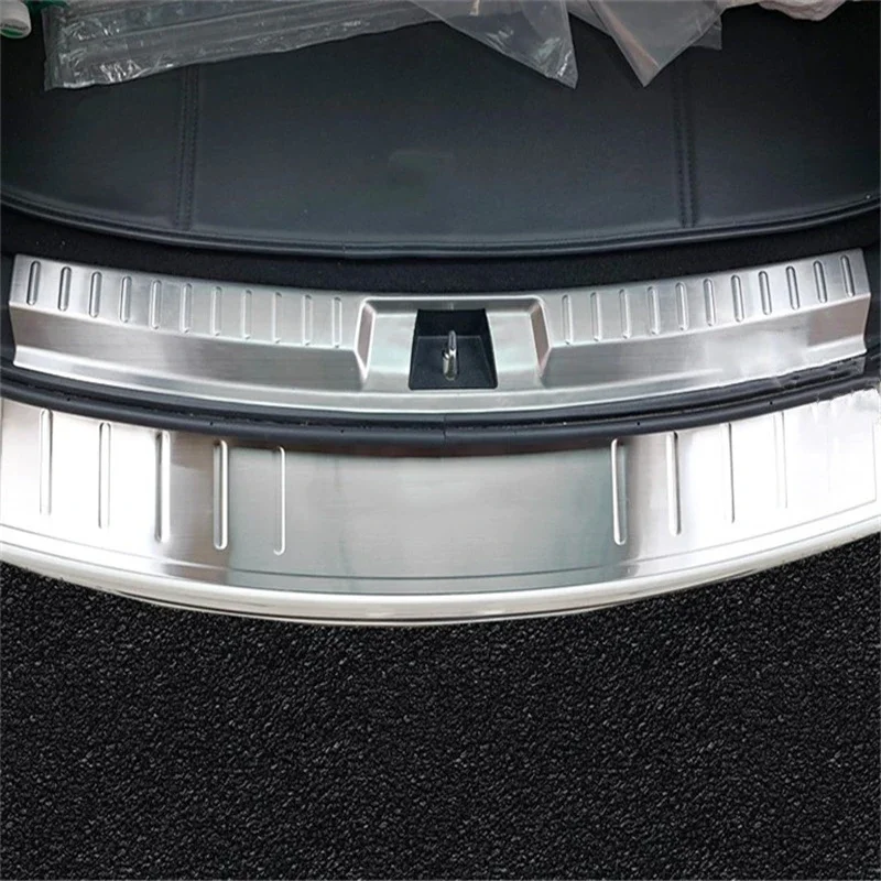 

WELKINRY For Dodge JC Journey 2009-2020 Fiat Freemont Car Tail Rear Box Gate Door Trunk Boot Doorsill Threshold Scuff Pedal Trim