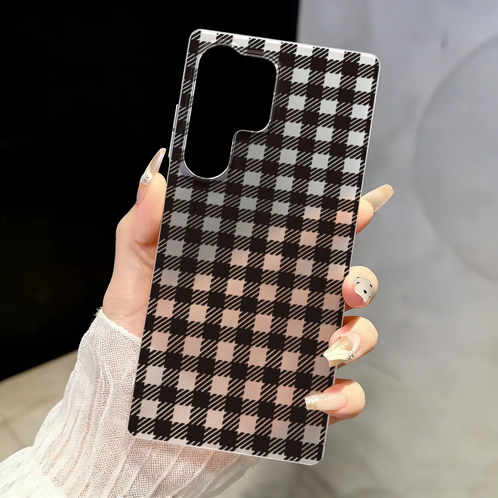 Stripe Phone Case For Samsung S26 Ultra S25 Ultra A57 5G A56 A37 A17 A07 A55 A05s S24 FE 5G Cover Funda Capinha Caha Silicone