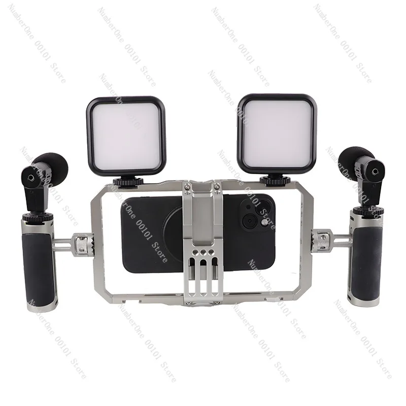 Aluminiowa klatka na telefon ze stopu aluminium z metalowym stabilizatorem chłodzącym do użytku ręcznego