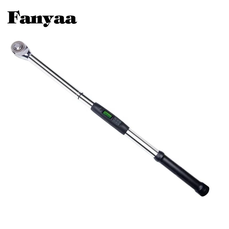 Fanyaa Data Storage Reversible Quick Release Ratchet Head 2000Nm Digital Torque Wrench