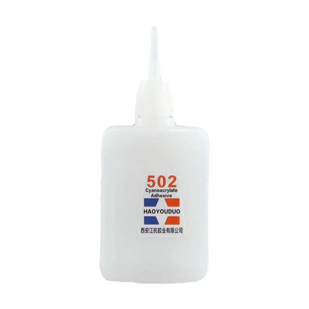 1pc 502 Super Glue Instant Quick Dry Cyanoacrylate Strong Adhesive Quick Bond Leather Rubber Metal Office Supplies Fast Glue