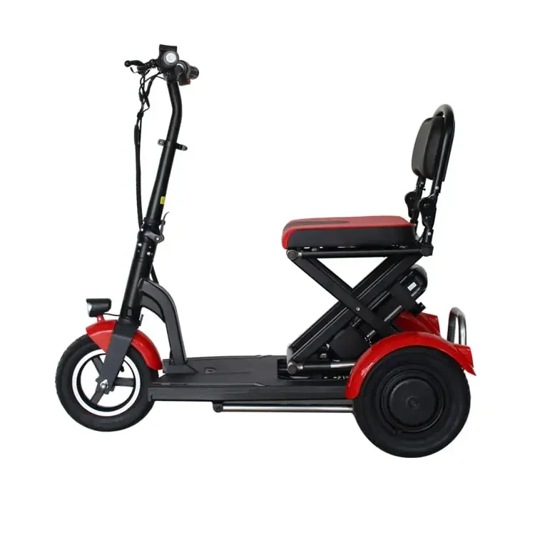 mobility scooter tricycle scooter high quality scooter 36V 300W motor alloy foldable frame disc brake LED display