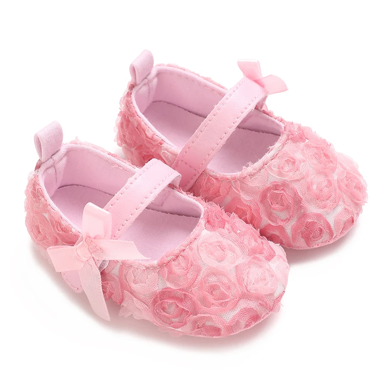 0-1 Year Cute Spring Little flower Baby Shoes Non Slip Cloth Bottom Girl Shoes Elegant Breathable Casual Baby First Walking Shoe