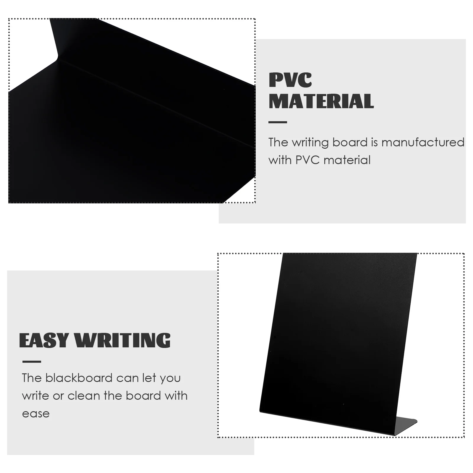 4 Pcs Food Labels for Party Buffet Blackboard Chalkboards Restaurant Writing Pvc Signs Menu