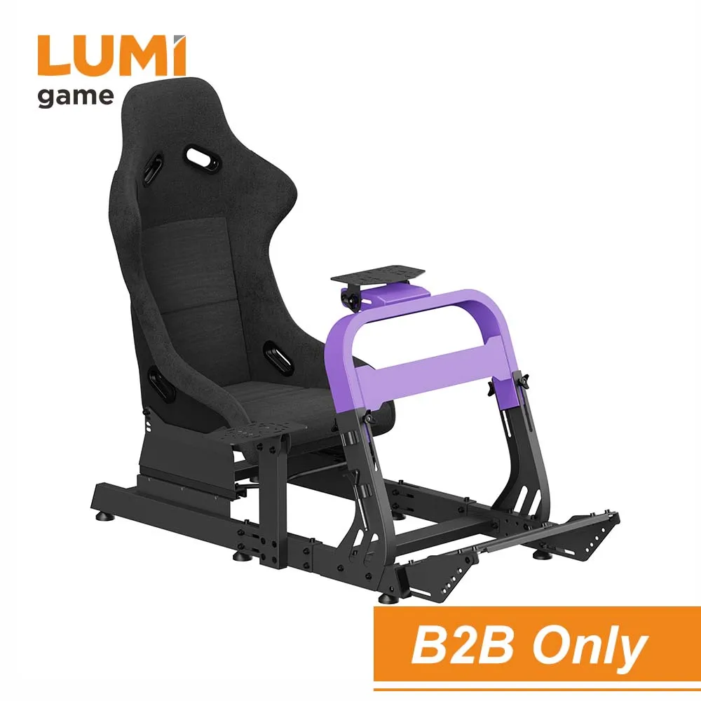 

LRS18-BS02 Adjustable Racing Simulator Cockpit Frame Car Drive Sim Race Rig Set For Xbox Fanatec G29 G920 F1 PS5 Game