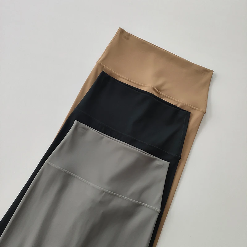 Pocket Sports Nude Yoga-Hose für Damen, Hochgeschnittene Hüftlift-Leggings, Schnelltrocknende Lauf- und Fitnesshose – Detail 19
