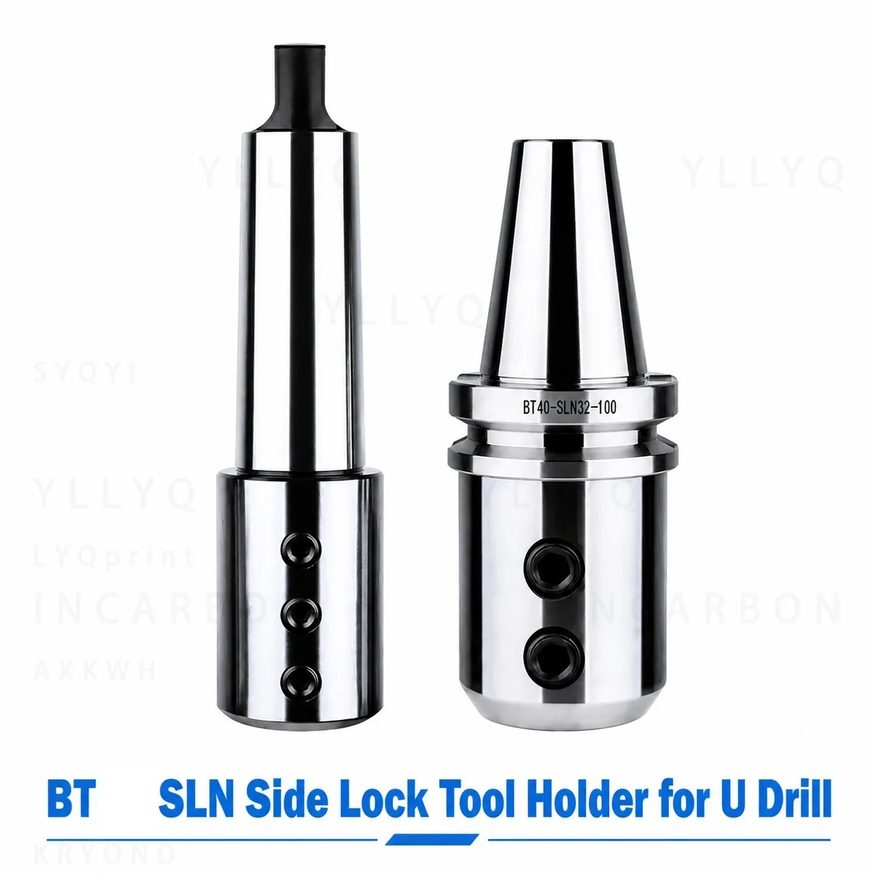 BT SLN16/20/24/25/32/40 Side Lock Tool Holder 100mm Length For U Drill Heavy CNC Milling Cutting Shank