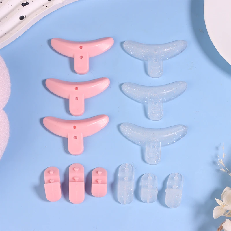 1 Juego de almohadillas de silicona para levantamiento de pestañas, 3 tamaños, anticaída, varillas para permanente, espaciador, reutilizable, antideslizante, rizador de pestañas 3D, herramienta de maquillaje