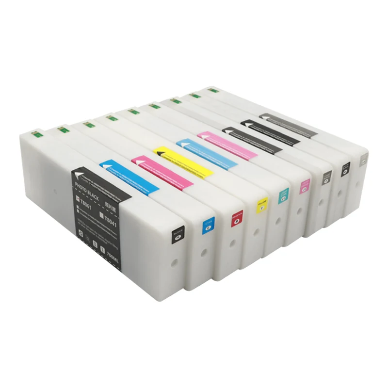 America T8041 Ink Cartridge With Chip 700ML Compatible For EPSON P6000 P7000 P8000 P9000 Printer T8041 T8049 T804A T804B printer