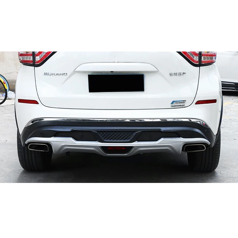 For Nissan Murano Front Bumper Lip Body Kit Spoiler Diffuser Deflector 2015-2023 High Quality Sports Modification Accessory