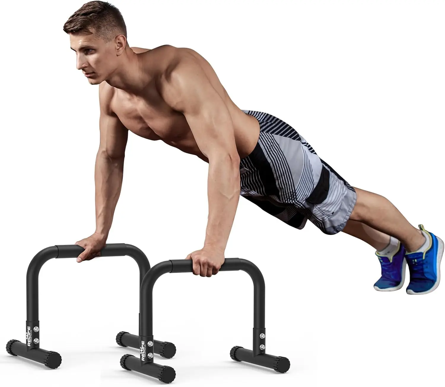 Relife PU04B Double Bar None Specified Color Fitness Equipment for Home Gym Strength Training Barbell Bench Press