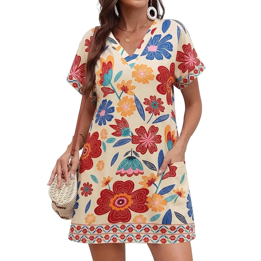 

Женское пляжное платье-накидка с коротким рукавом для купальника, летняя пляжная одежда, курортный стиль 2026