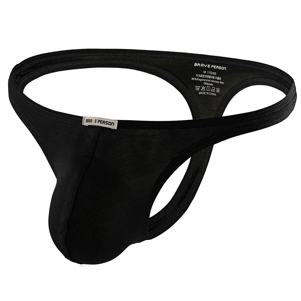 Fashion Mens G-string Underwear Men\'s Breathable Underpants Modal Comfortable Men Thong Tanga Cueca Male Panties Bikini