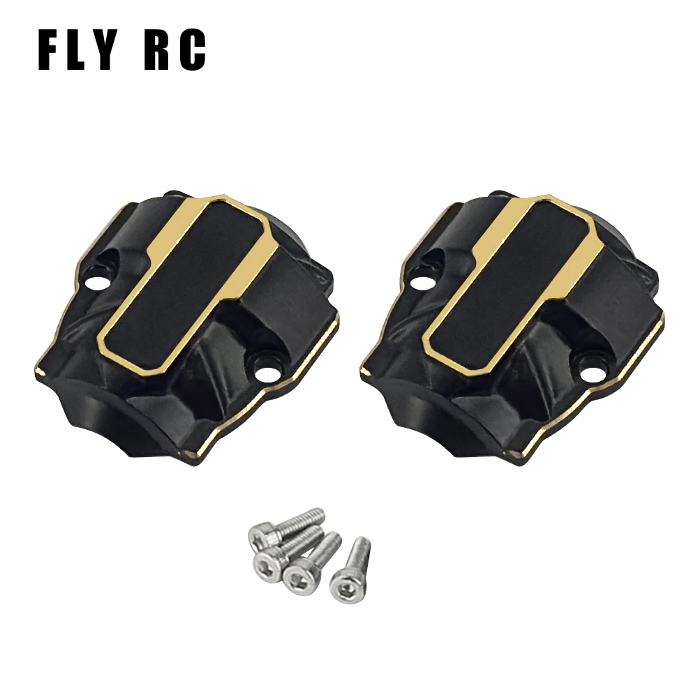 Redcat Ascent 18 Upgrade Parts Brass Differential Covers Front and Rear Axle Diff Cover For Rc Car Crawler Accessories 1/18