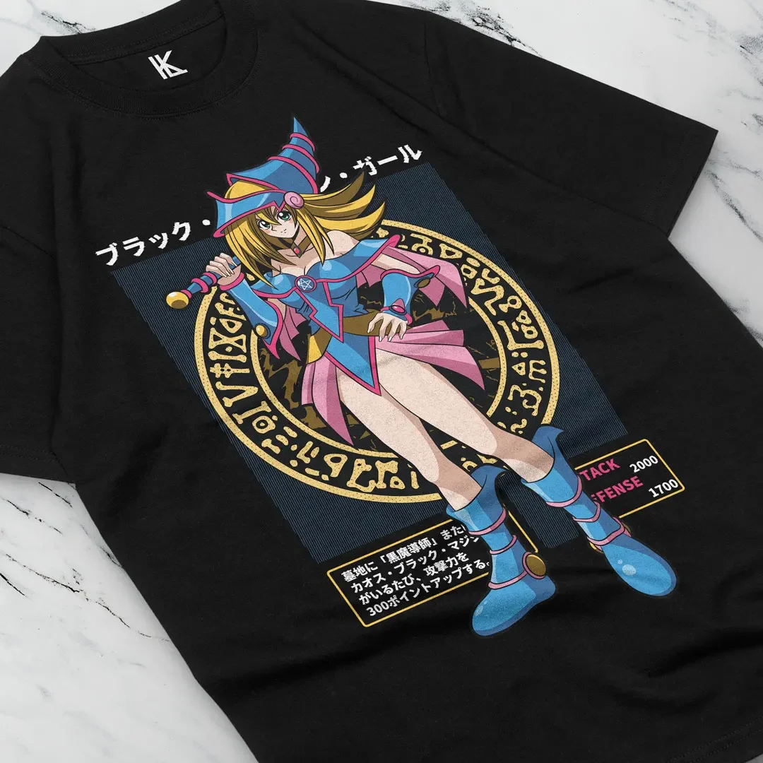 Maga Oscura T-shirt Yu-Gi-Oh Chica Kawai Girl Anime Gift Shirt All Size