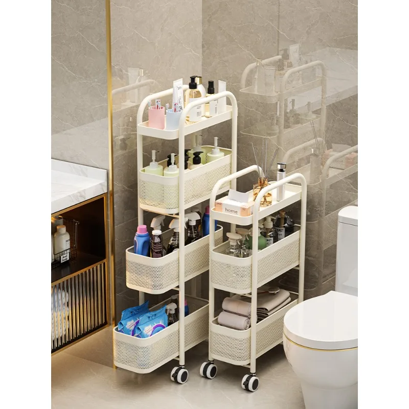 

Crack trolley drawer narrow cabinet bathroom refrigerator sofa toilet integrated storage toilet gap rack