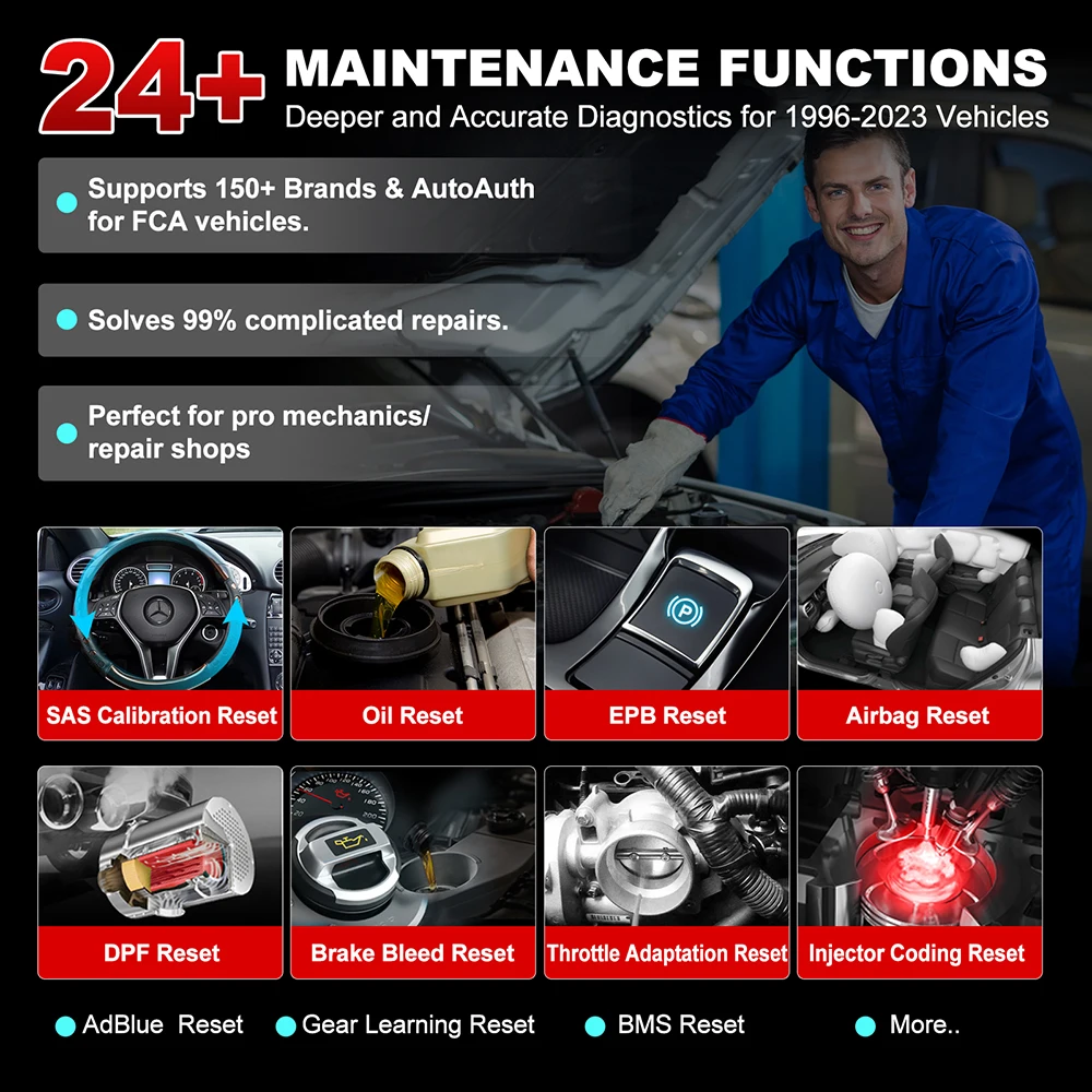 KINGBOLEN K8 IMMO Full System Diagnostics Tool 24 Resets ECU Coding Key Programming OBD2 Scanner 2 Years Free pk X431 IMMO