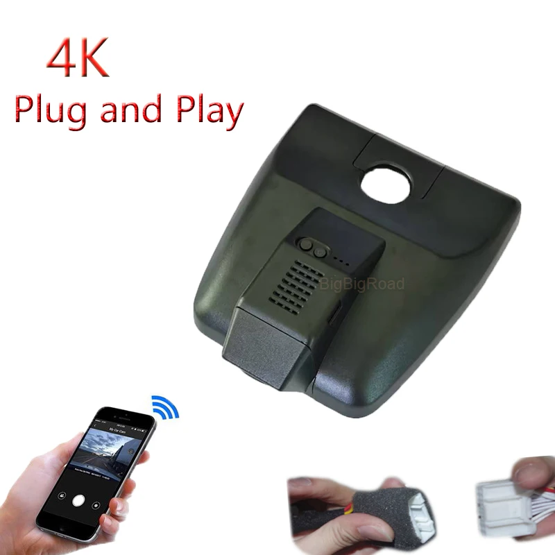 4K Plug And Play For Lexus NX 300H NX300H 2018 2019 2020 2021 Car Wifi DVR Driving Video Recorder Dash Cam Camera Black Box