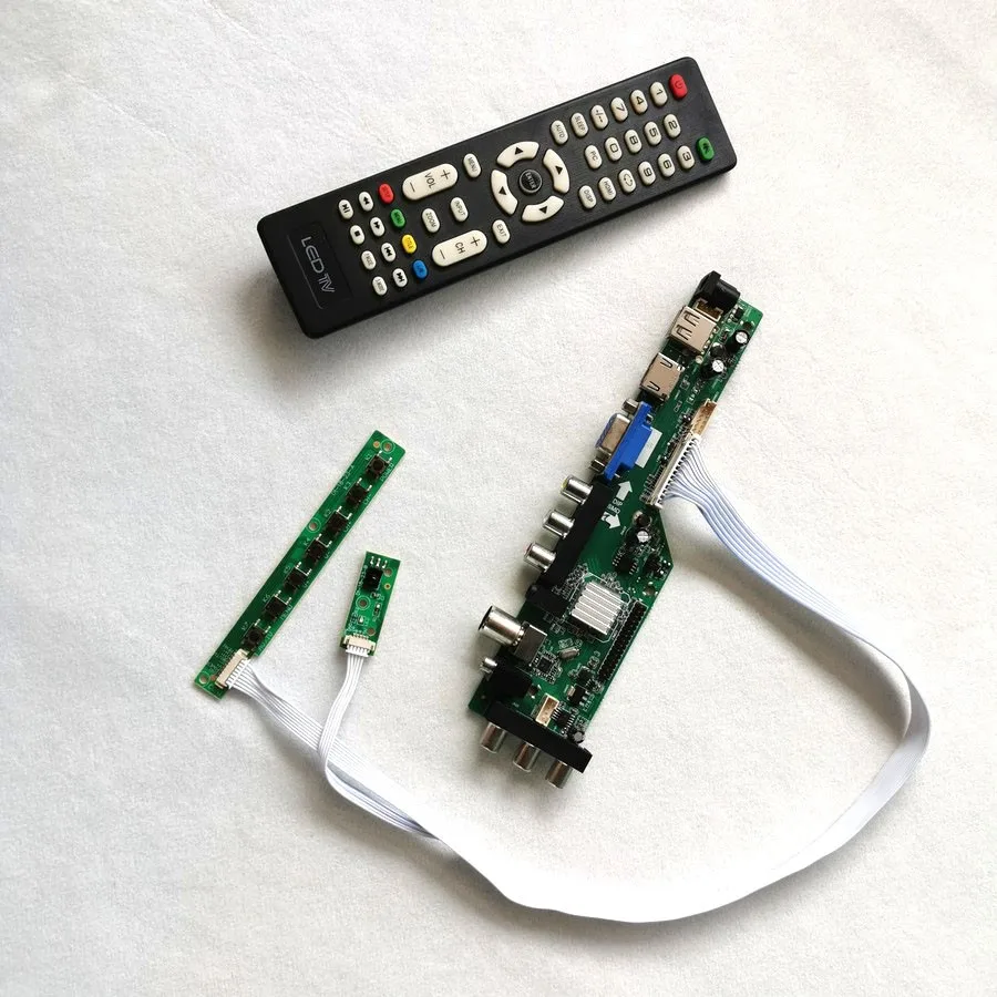 

Driver Controller Board For CLAA133WA01A CLAA133WB01A 40-Pin LVDS 13.3" DVB-C/T Laptop Matrix 1366x768 AV/USB/DHMI/VGA Kit DIY
