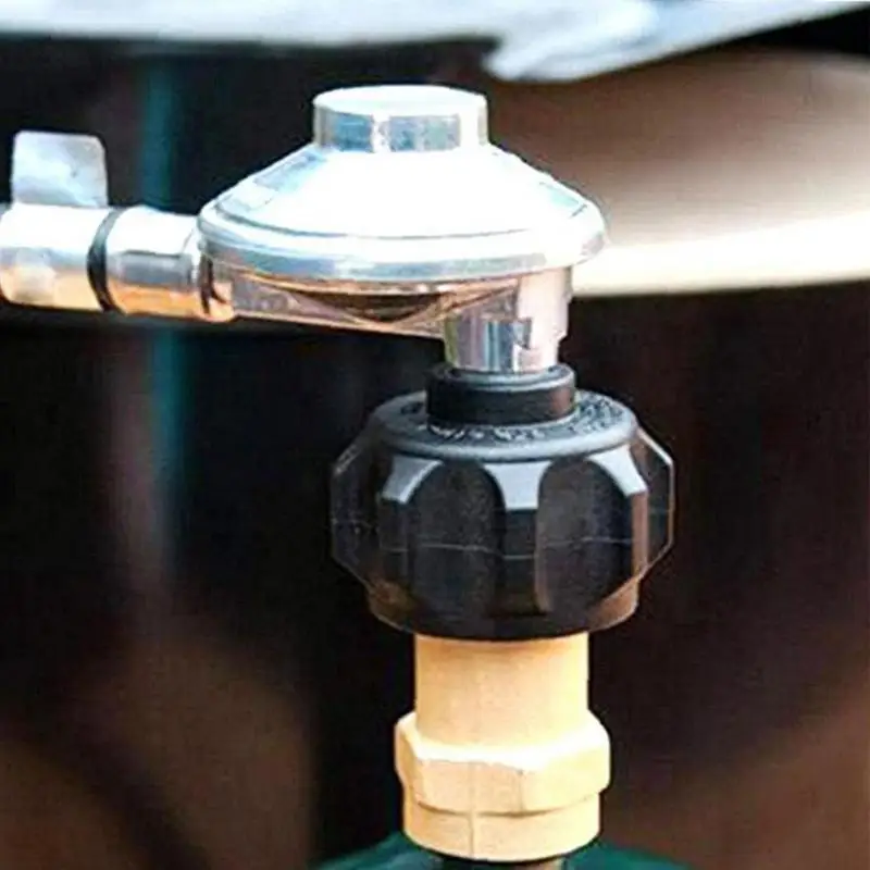 Imagem -03 - Adaptador de Garrafa de Propano Qcc1 Regulatorpropano Recarga Adaptador se Encaixa Qcc1 Tipo1 Tanque de Propano e lb Cilindro de Descartável
