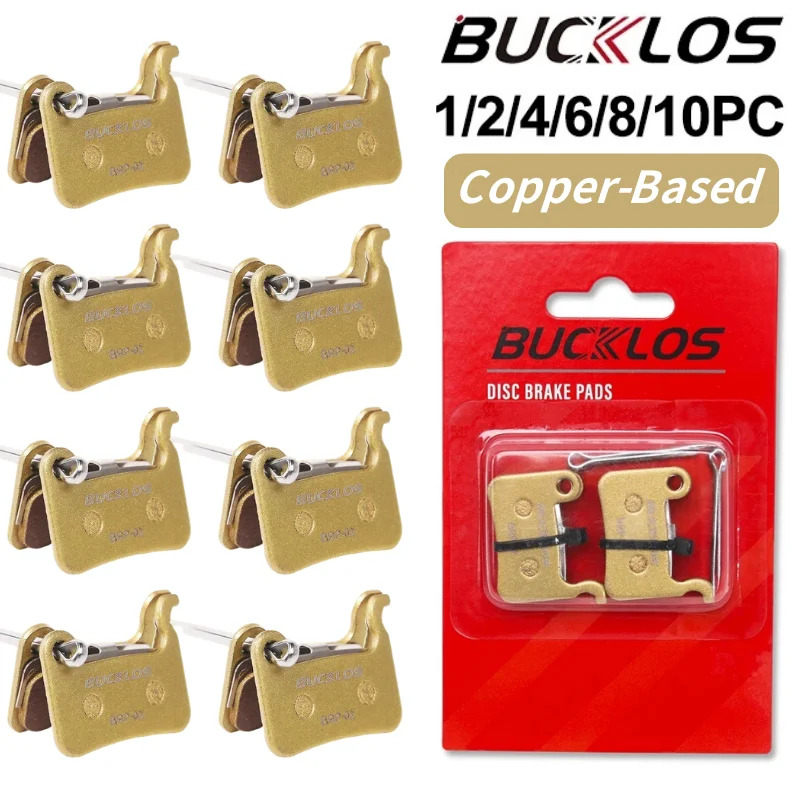 

BUCKLOS Copper-Based Bike Brake Pads MTB Road Cycling Hydraulic Disk Brake Pads Mountain Bike Brake Part for SHIMANO A01S M975
