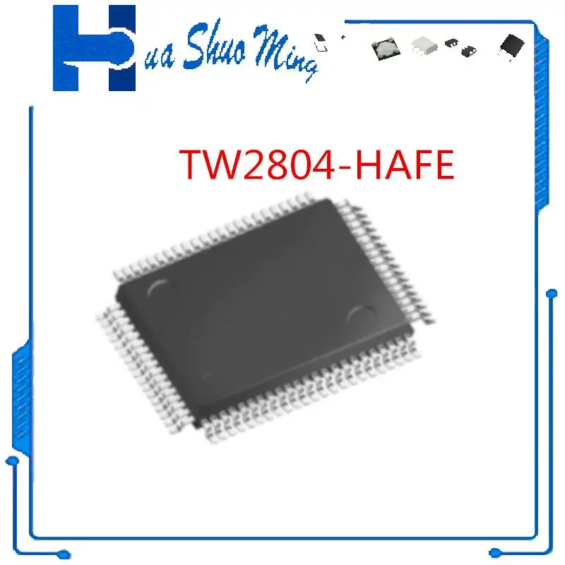 1PCS/LOT     TW2804-HAFE TW2804 QFP128