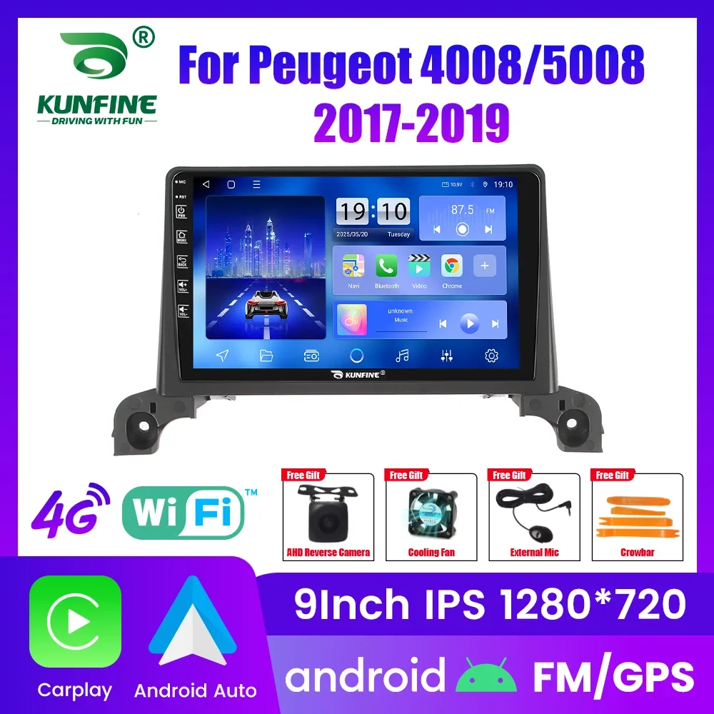 

Автомагнитола Android для Peugeot 2017-2019, 2DIN, 8-ядерный процессор, GPS-навигация, IPS-экран, поддержка CarPlay и Android Auto