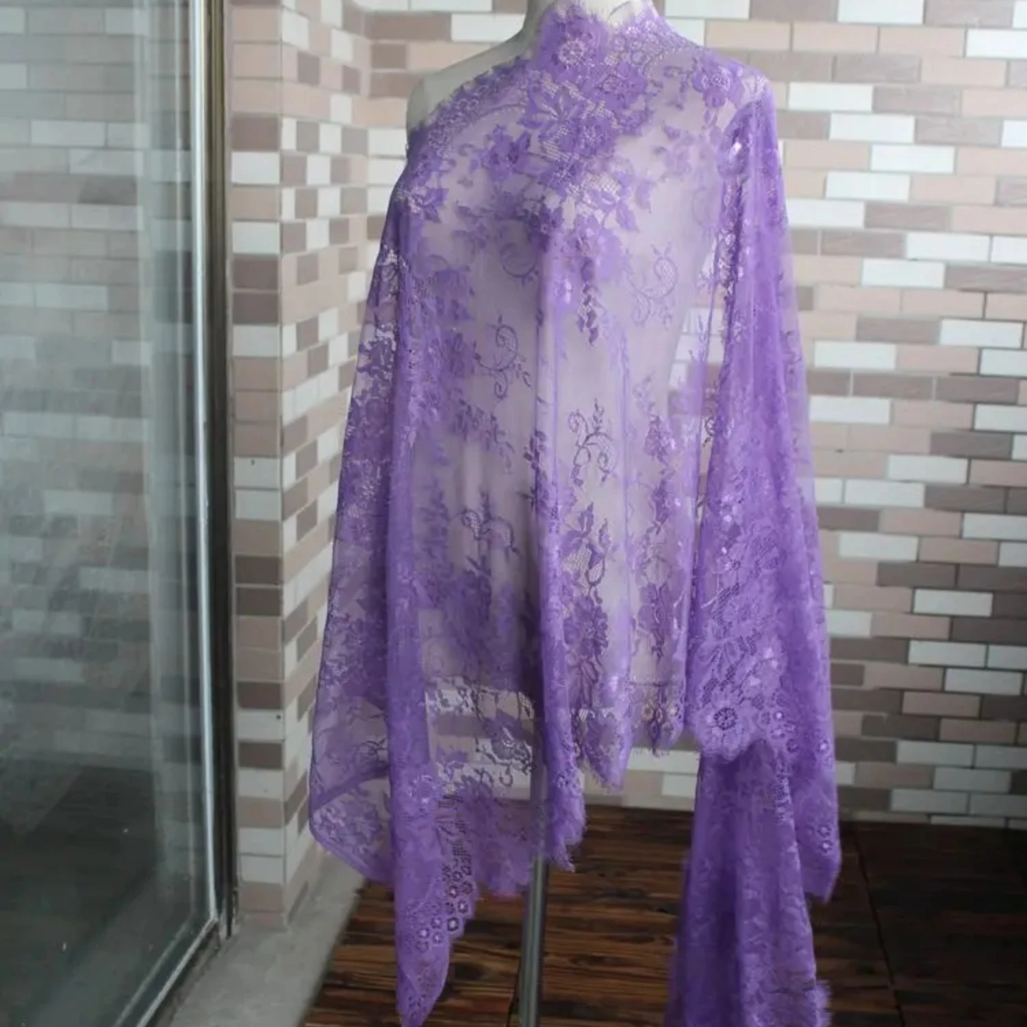 29 cores em estoque 76cm de largura 3 metros de comprimento cílios chantilly tecido de renda guarnição design clássico vestido feminino acessórios de renda