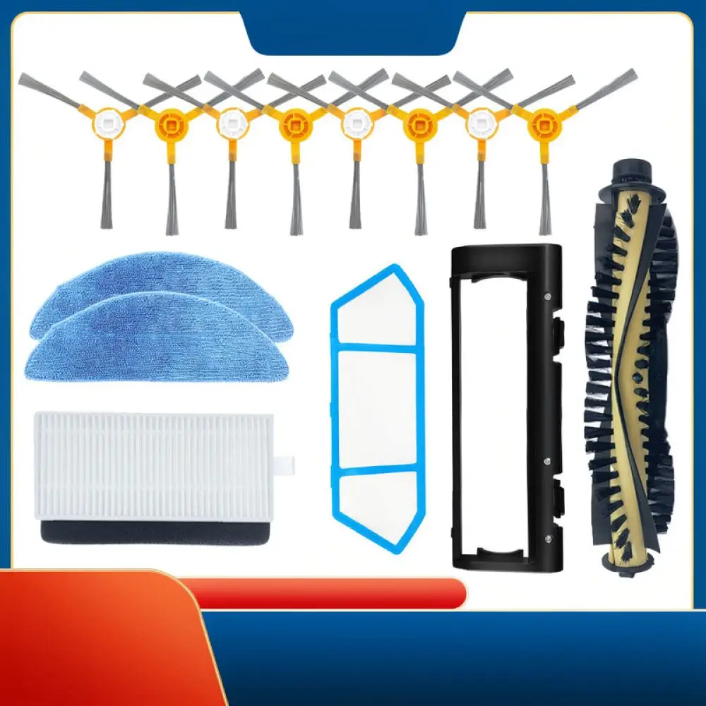 For Neatsvor X500 S6 M1 Robot Vacuum Replacement Kit Roller Brush Filter Side Brush Mop Pad Household Cleaning Parts