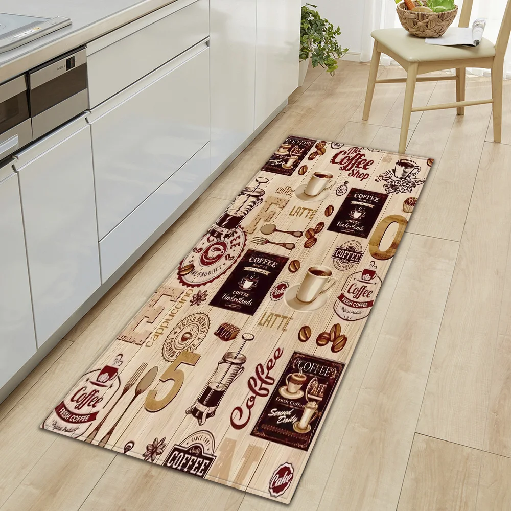 

Kitchen Floor Mat Bathroom Entrance Doormat Home Living Room Bedroom Door Balcony Decor Carpet House Hallway Non-Slip Foot Rug