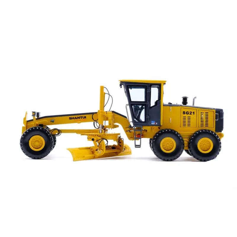SHANTUI SG21-Modèle de véhicule d'ingénierie en alliage moulé sous pression, échelle 1:35, chargeur de niveleuse, collection de bulldozer, ornements d'affichage de souvenirs