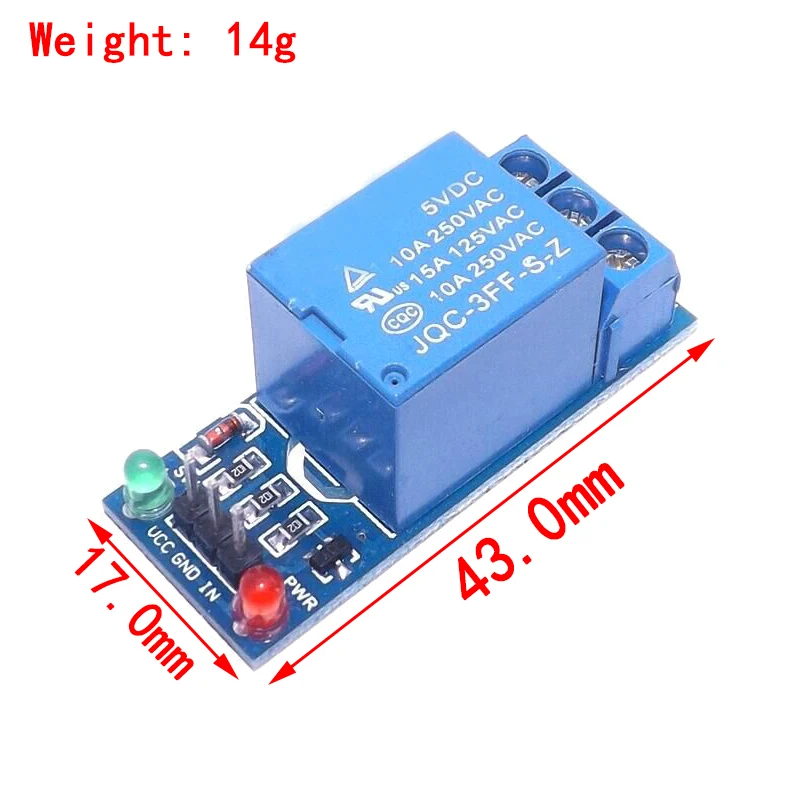 5V/12V Low Level Trigger One 1 Channel Relay Module Interface Board Shield PIC AVR DSP ARM MCU For Arduino