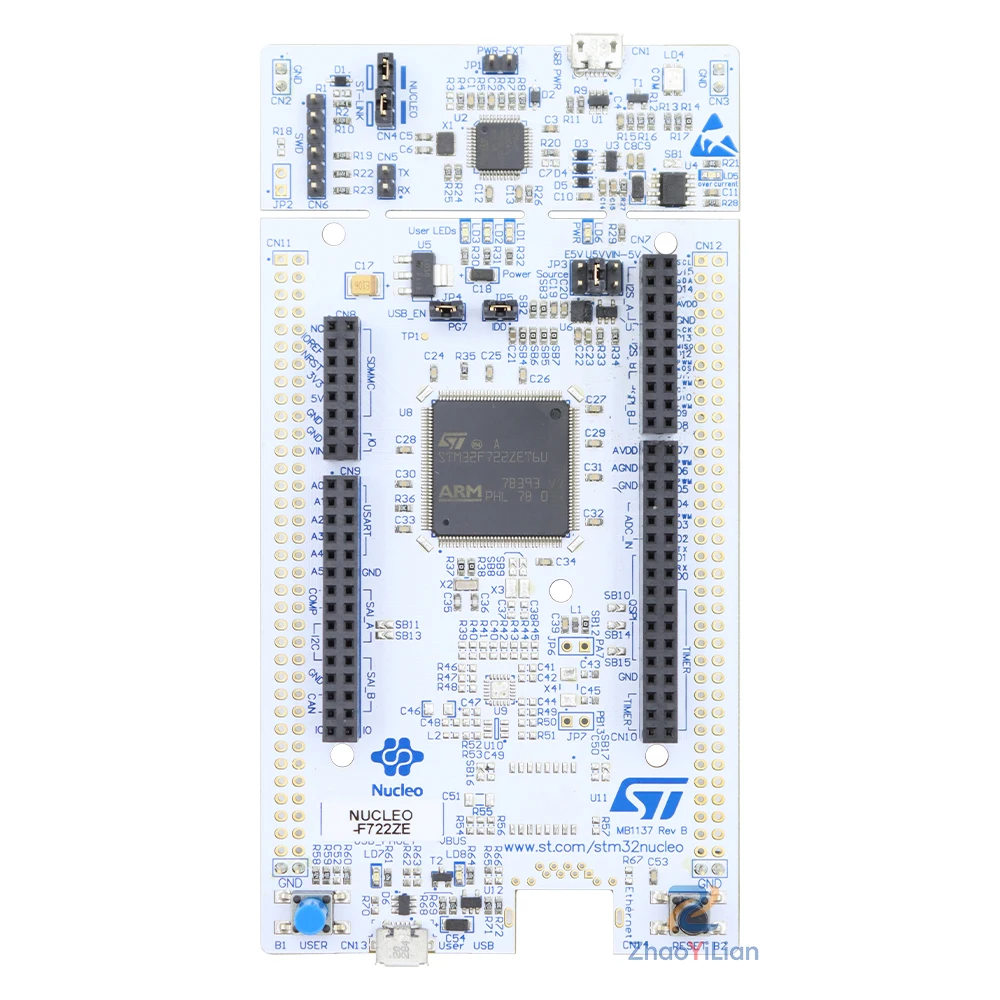 For NUCLEO F722ZE STM32F722ZE Cortex M7 Dev Board