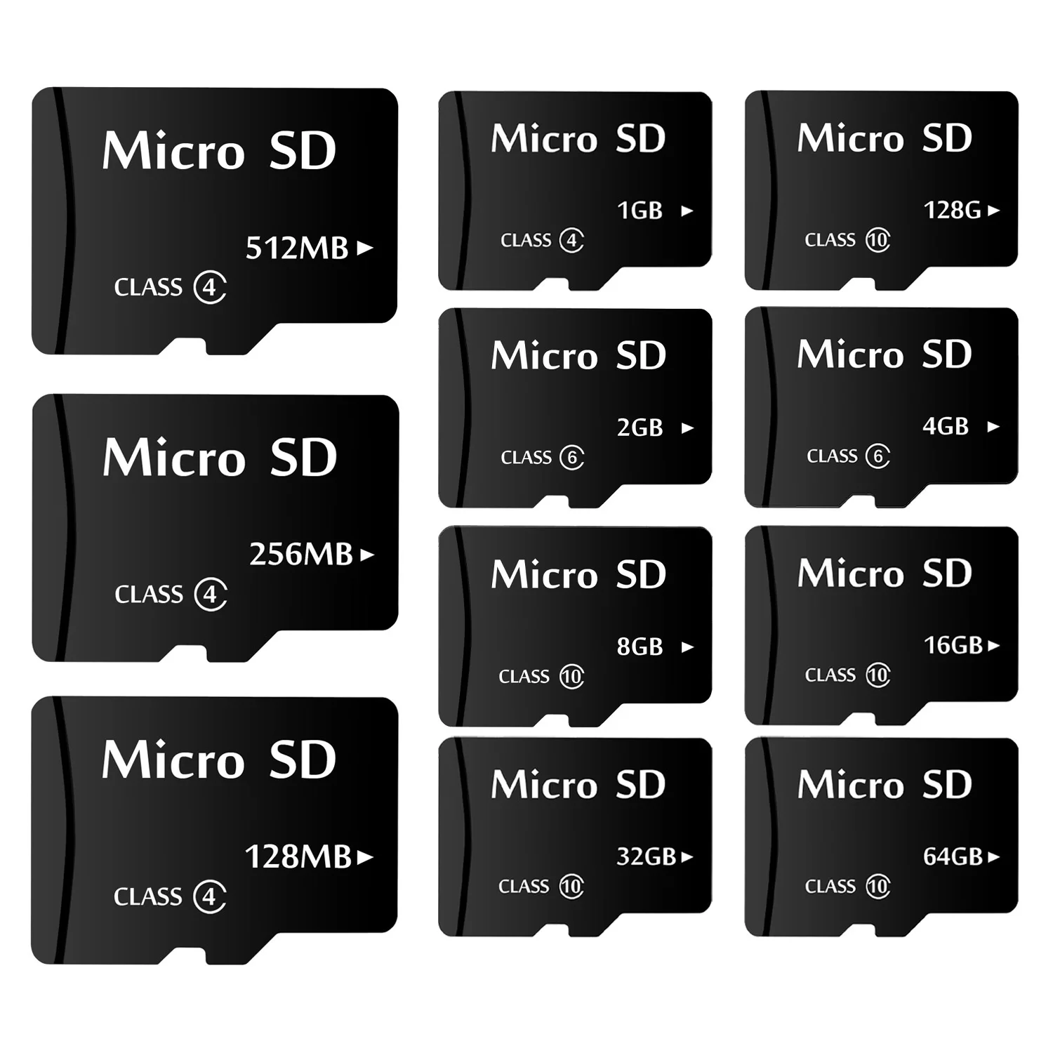 Tarjeta de memoria Micro SD U3 128GB 64GB 32GB V30 C10 16GB 8GB 4GB 2GB 1GB 512MB 256MB 128MB A1 tarjetas Microsd para teléfono