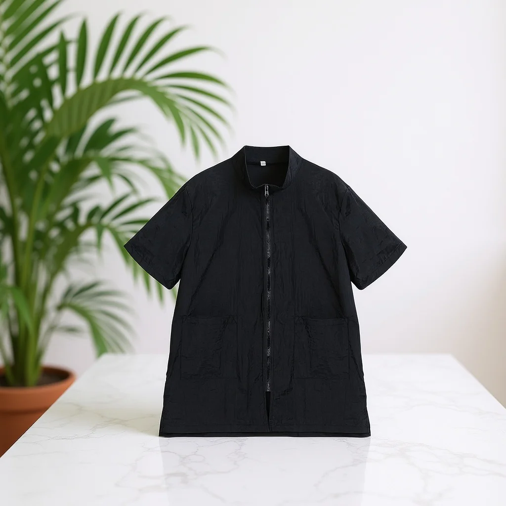 

Waterproof Pet Cosmetologist Clothes Black Size L Grooming Apron Salon Beautician Bath Outdoor Pet Shop Uniform