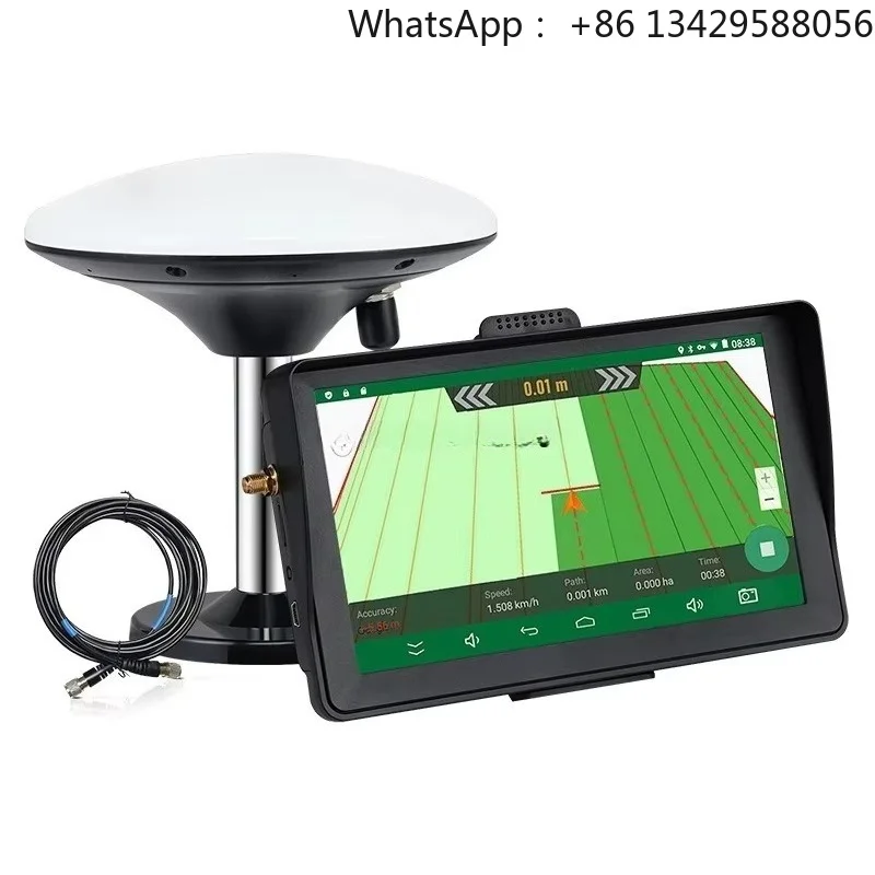 9 Inch GNSS GPS Auto Steering Navigator Tractor Harvester Automatic Driving Guidance System For Farm Field Precision Farming