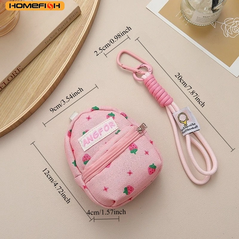 HOMEFISH Women's Bag Pendants Lipstick Earphones Mini Storage Bag Trendy Versatile Bag Accessories Multifunctional Coin Purses image 2
