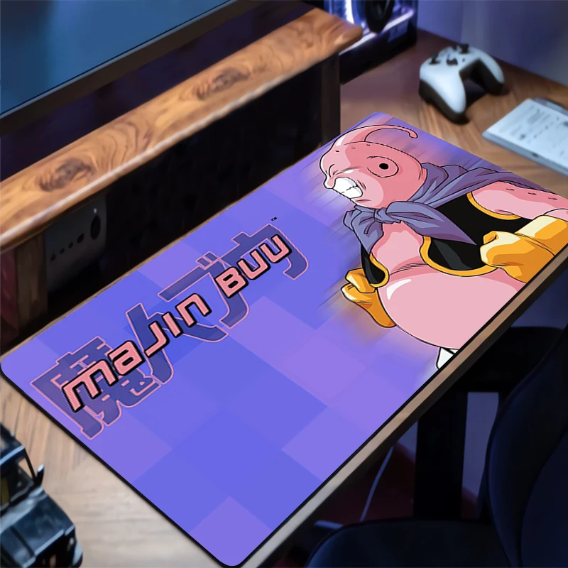 Muismat Dragon Ball Majin Buu Kantoor Anime Patroon Bureaumat PC-accessoires Uitgebreide pad Antislip rubberen muismat Gamingmatten