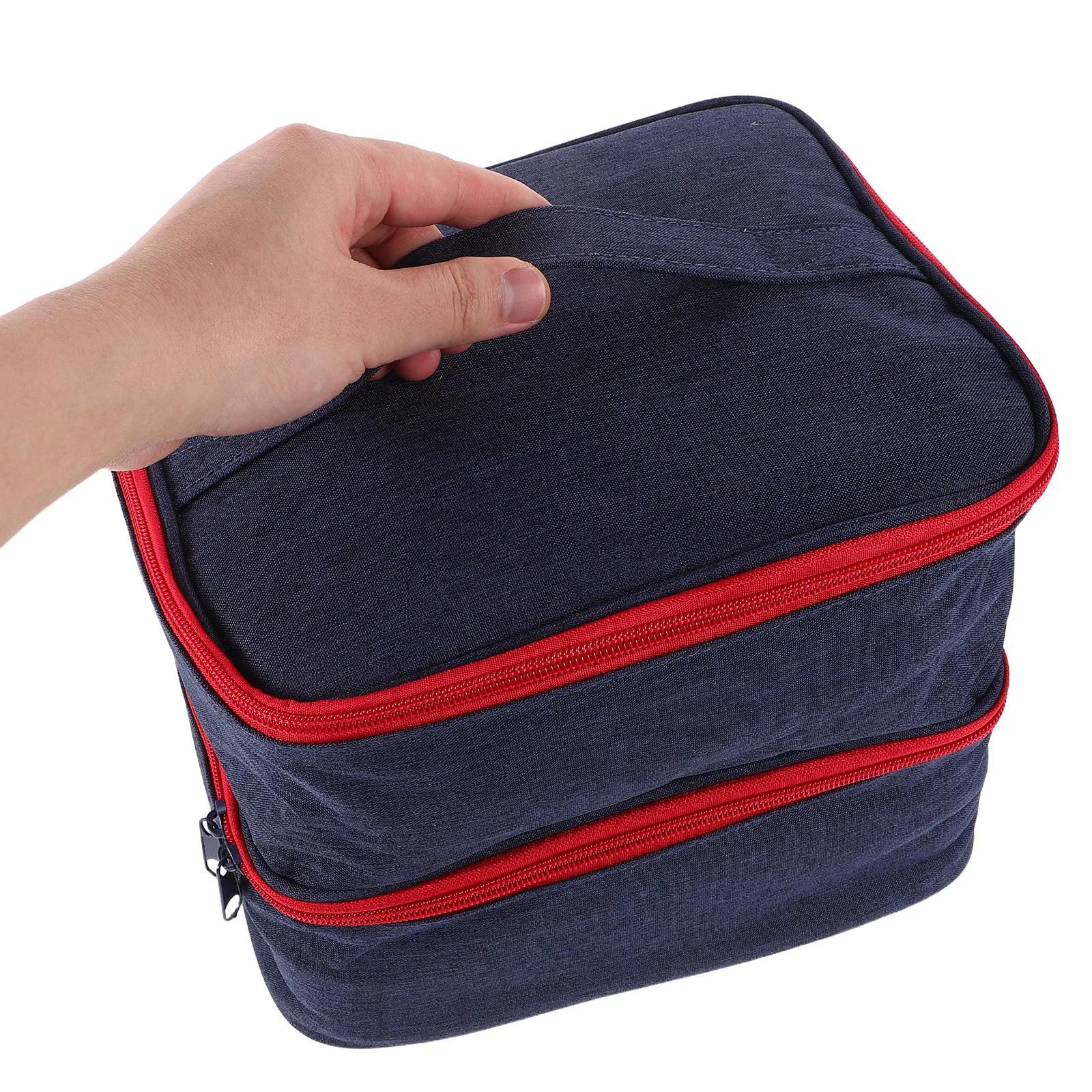 المحمولة رذاذ عدة حقيبة التخزين منظم متعدد الوظائف للطي حقيبة للتخزين السفر صندوق زيت طبيعي دائم الحرفية القرطاسية #1