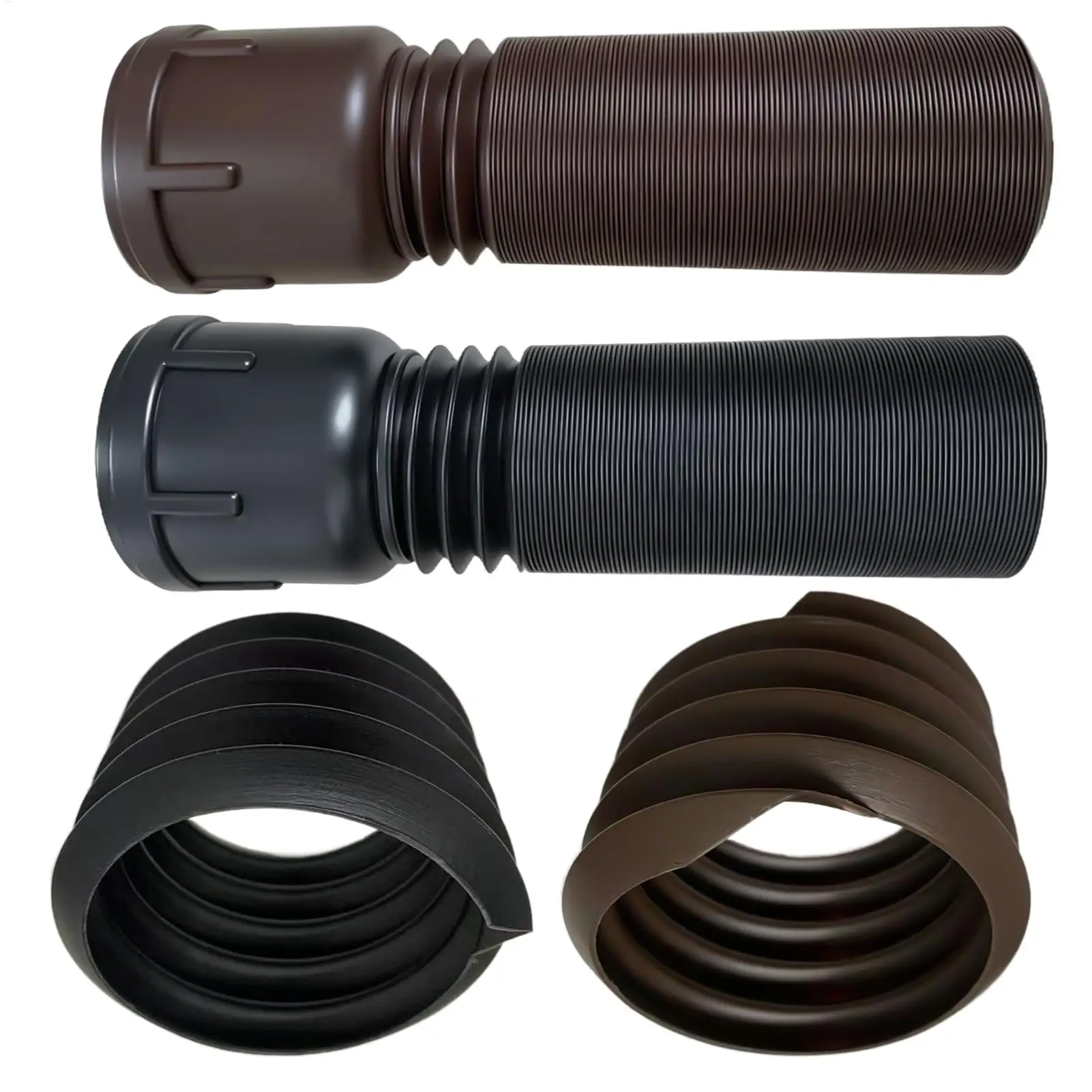 Gutter Extension Tool, Adjustable Downspout Diverter, Rain Water Drain Extender Telescopic drainage bellows  for Outdoor Garden