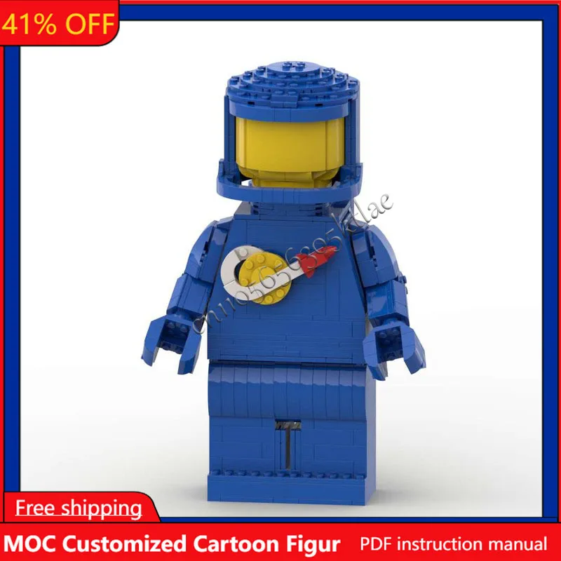 NEUER Weltraumfilm MOC Anpassen Modulare klassische Raumfahrerfiguren Modell DIY kreative Ideen Kinderspielzeug Montage Puzzle Geburtstagsgeschenk